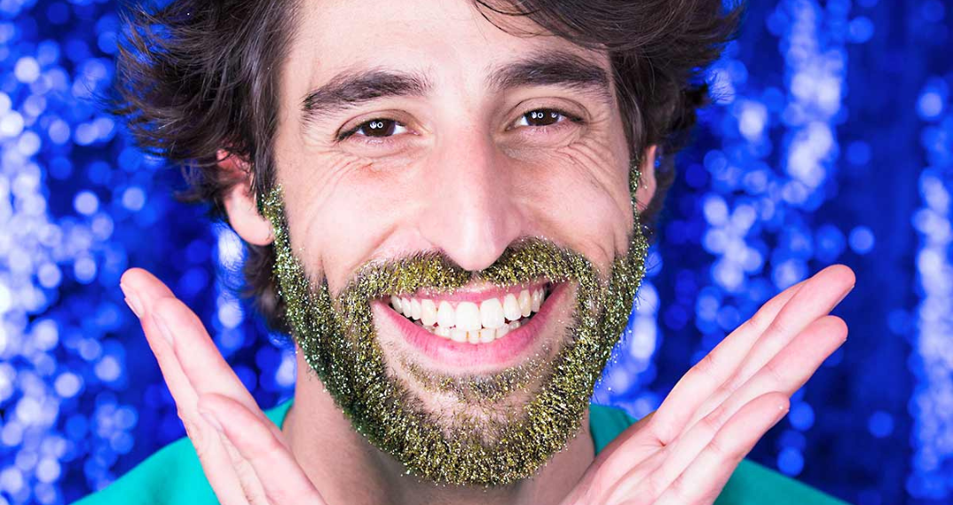 Comment faire une barbe à paillettes