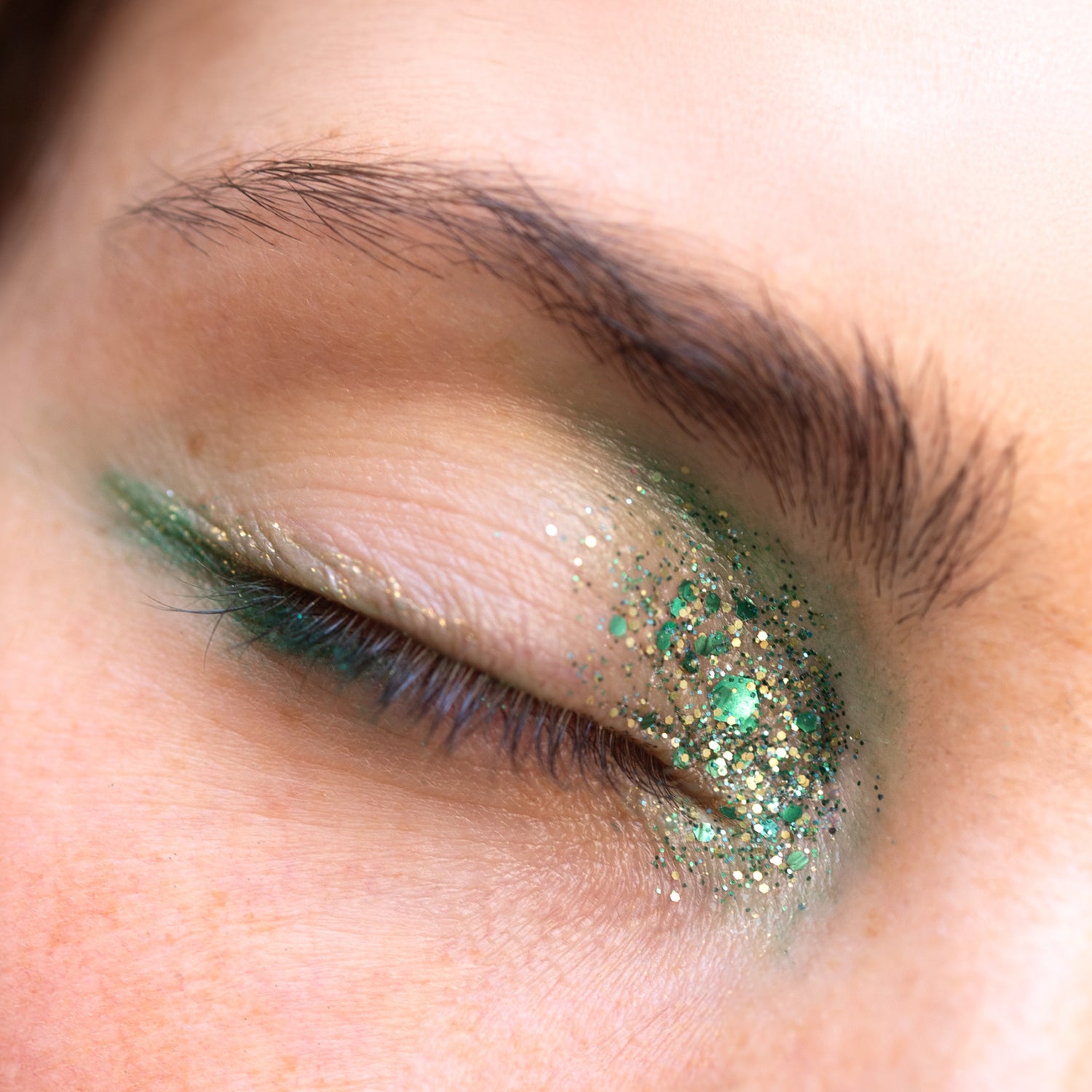 Green Kiss Glitter