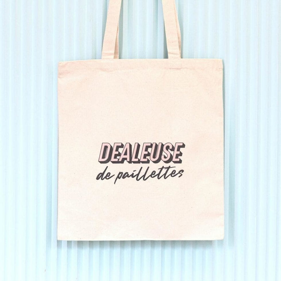 Glitter Dealer Tote Bag - Organic Cotton