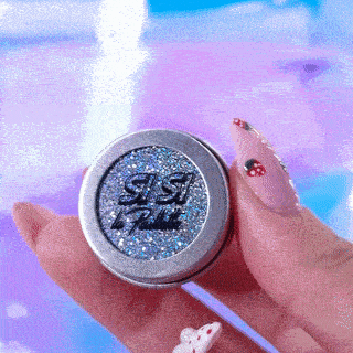 Fine Silver Holographic Glitter
