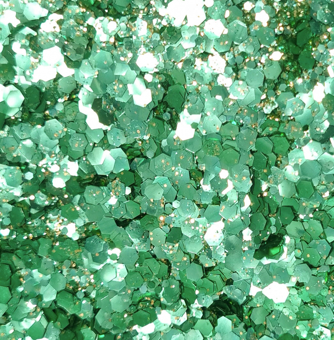 Green Kiss Glitter