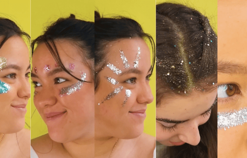 Tuto make-up : 5 inspirations paillettes à adopter en festival cet été - Si Si La Paillette