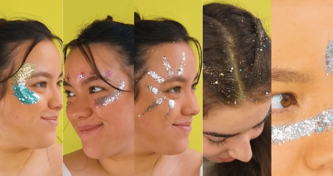 Tuto make-up : 5 inspirations paillettes à adopter en festival cet été - Si Si La Paillette