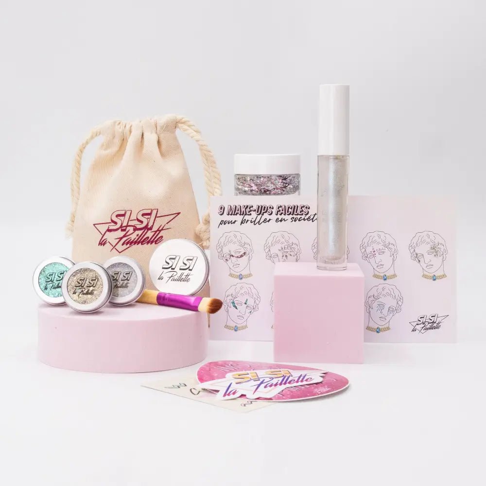 Test pack fest + pochoirs - Si Si La Paillette Hors collection Coeur exclu