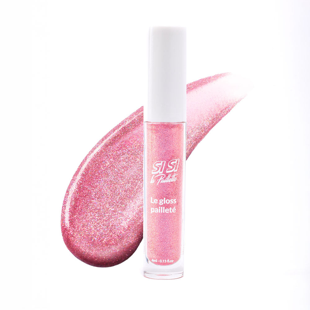 Coffret 2 Gloss Pailletés Rose Holo