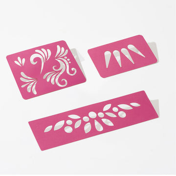 Set of 3 Festivals stencils