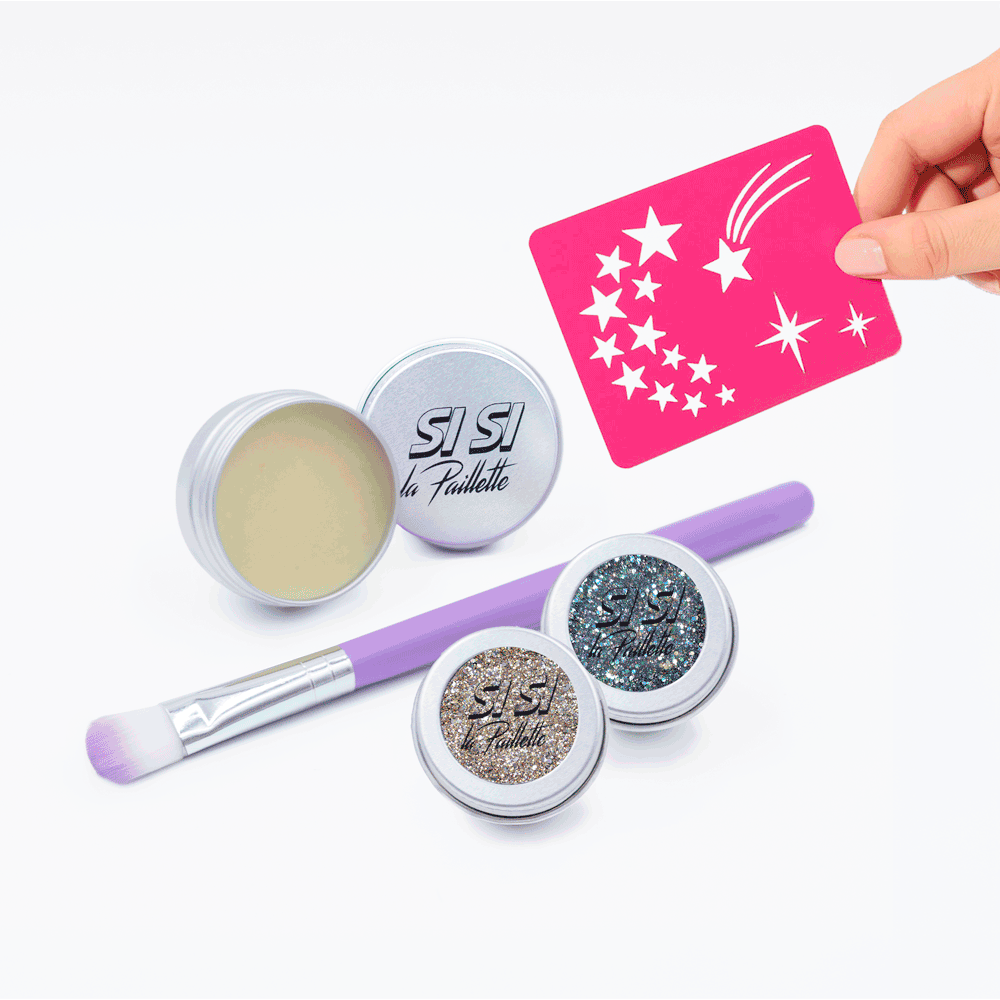 Kit Pochoir Paillettes - Personnalisable