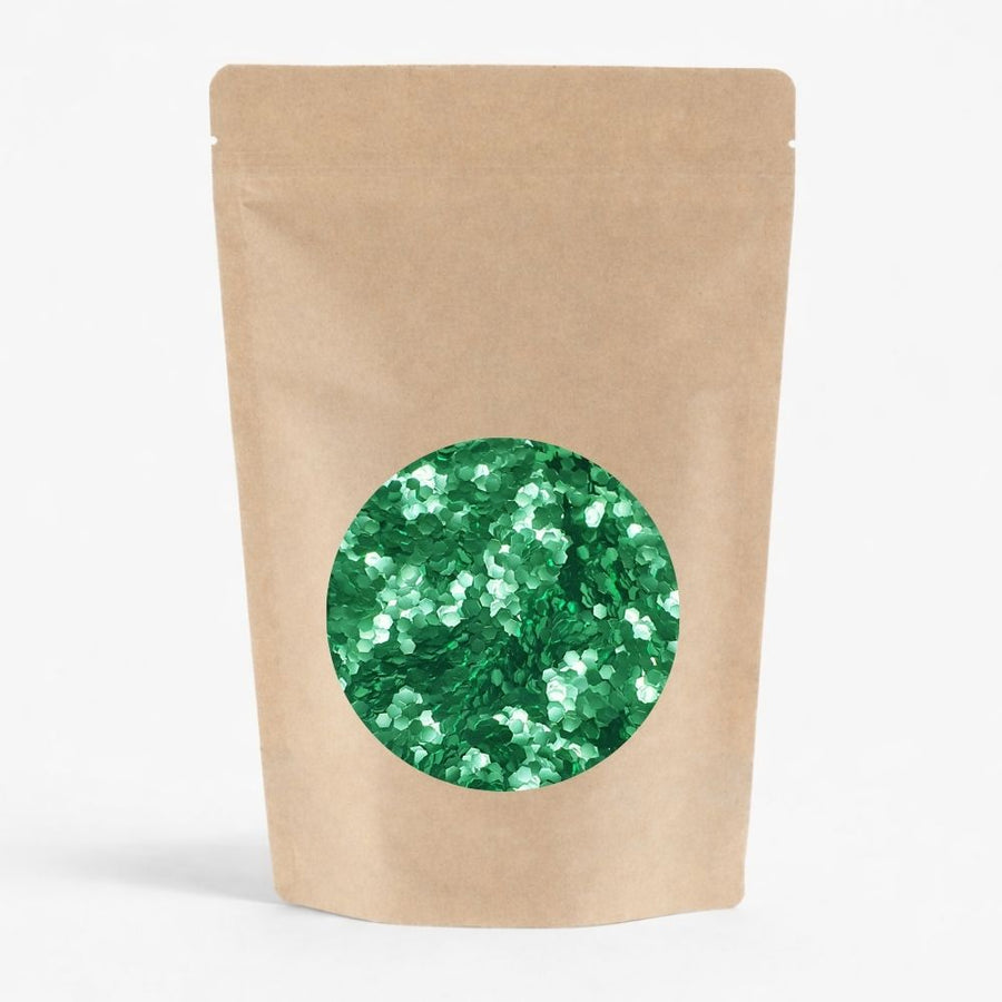 Paillettes Vertes Grosses - Sachet 100g