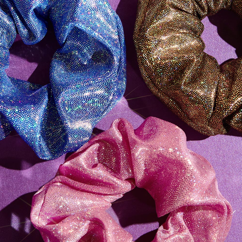 Chouchou Pailleté Bleu Nuit