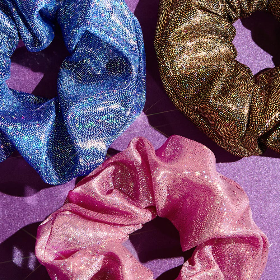 Chouchou Pailleté Bleu Nuit