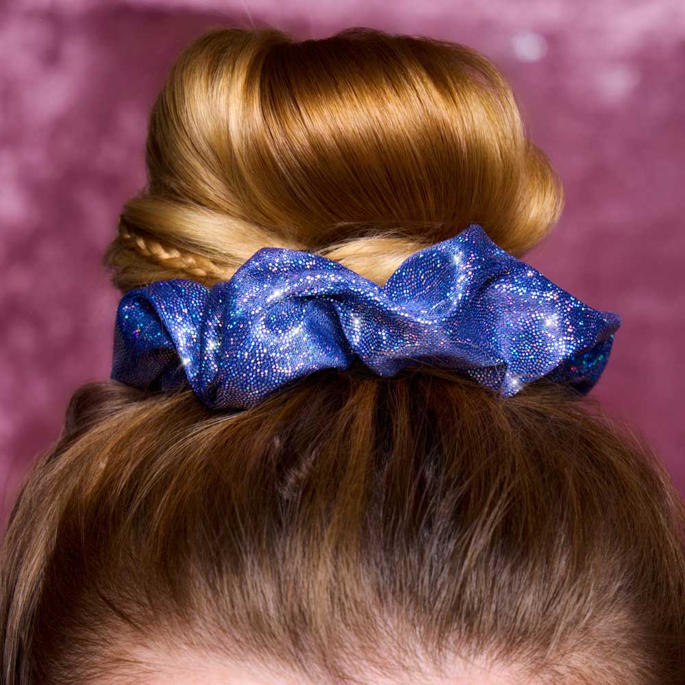 Chouchou Pailleté Bleu Nuit