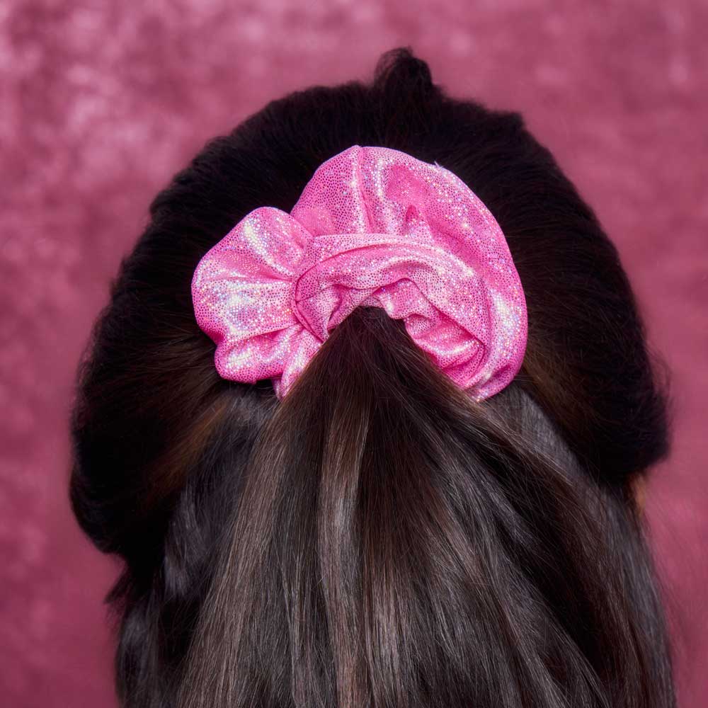 Chouchou Pailleté Rose