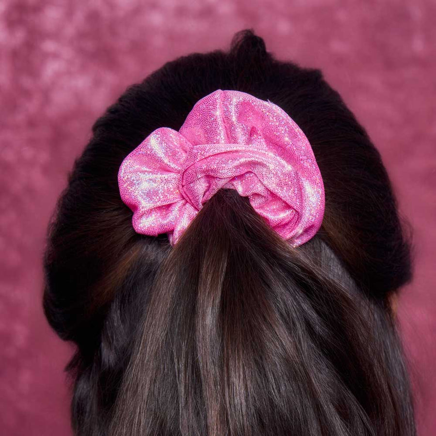 Chouchou Pailleté Rose