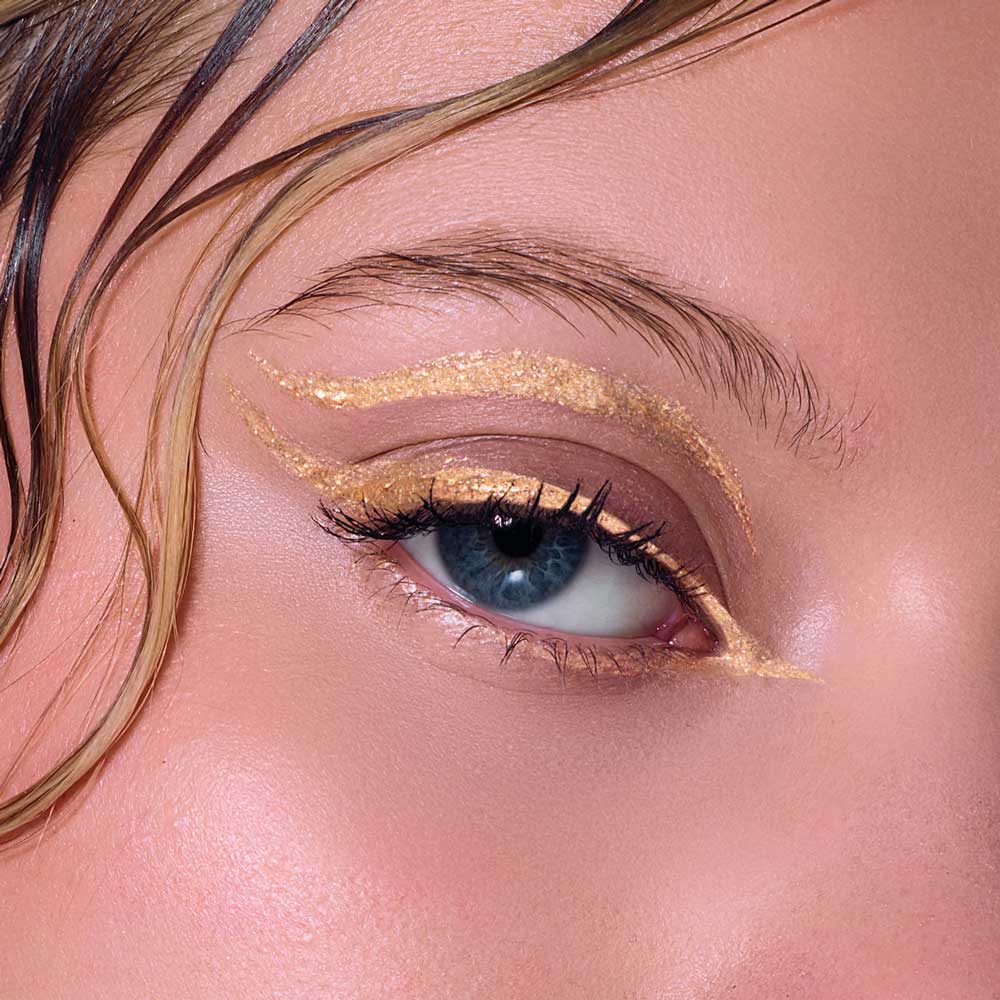 Eyeliner Pailleté Or Métallique - Si Si La Paillette Eyeliner