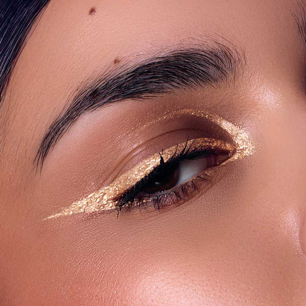 Eyeliner Pailleté Or Métallique - Si Si La Paillette Eyeliner