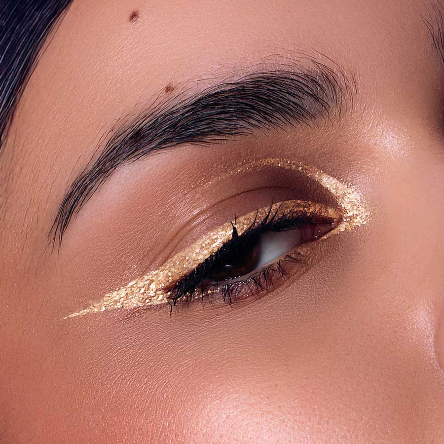 Eyeliner Pailleté Or Métallique - Si Si La Paillette Eyeliner
