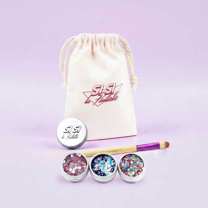 Kit Pailleté Couleur Douceur - Si Si La Paillette Kit maquillage paillette