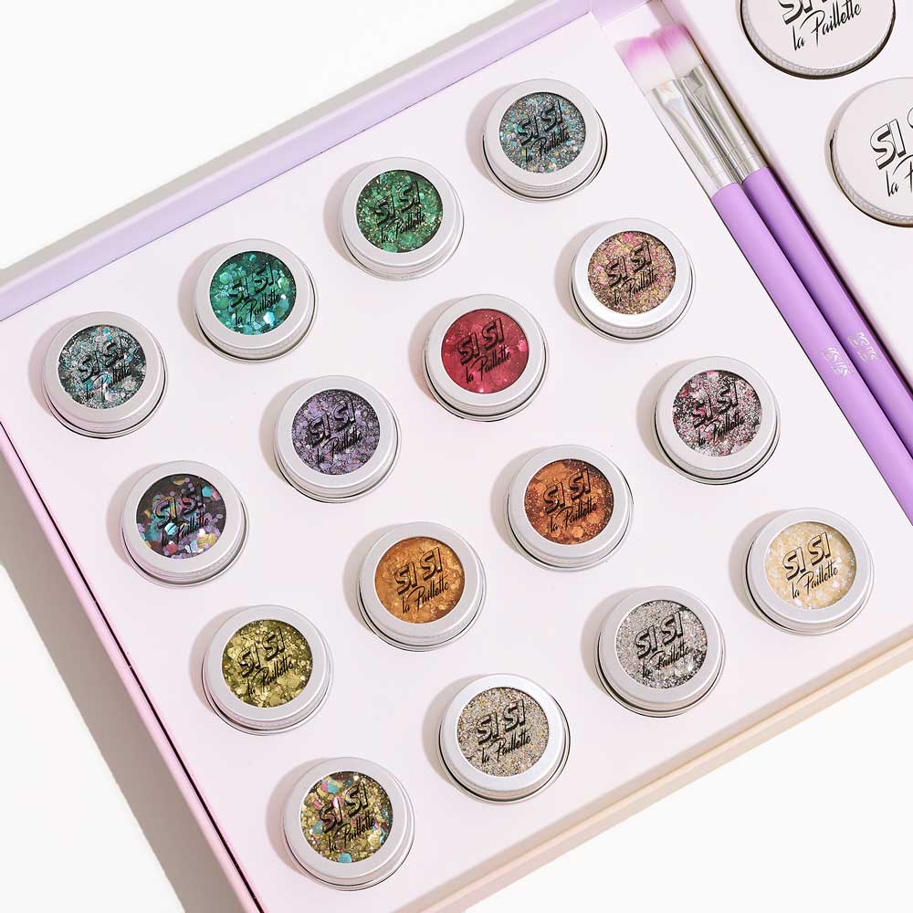 Boîte de rangement paillettes