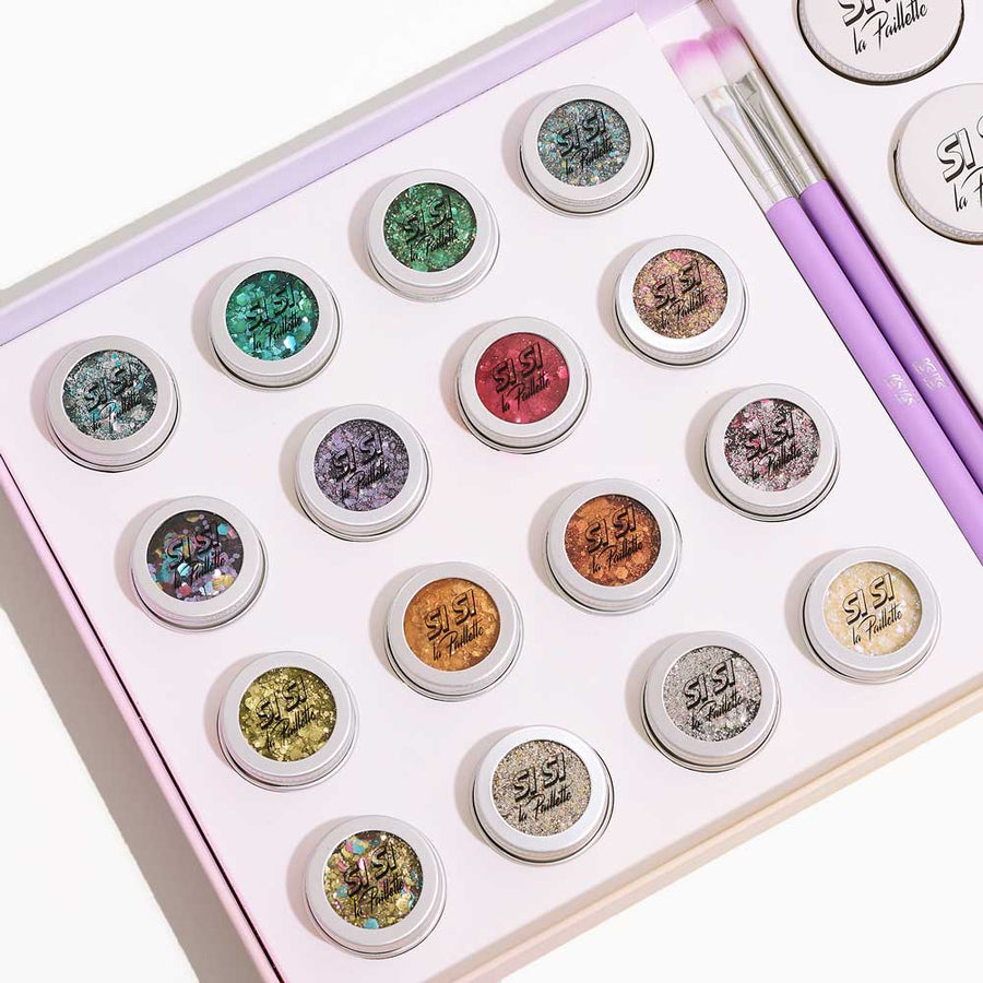 Boîte de rangement paillettes