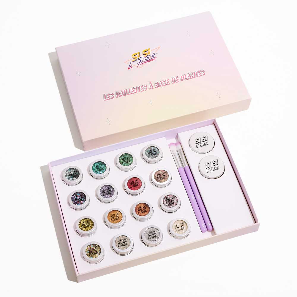 Boîte de rangement paillettes