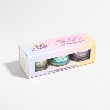 Coffret 3 Gels Pailletés - Summer