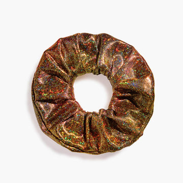 Chouchou Pailleté Noir Doré