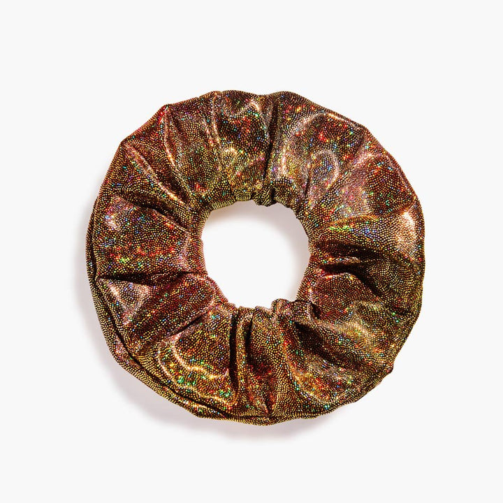 Chouchou Pailleté Noir Doré - Si Si La Paillette Chouchou Braderie 02/26