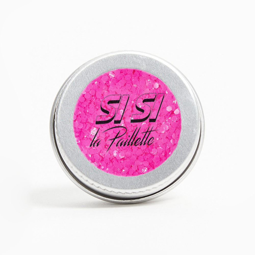Paillettes Néon Rose
