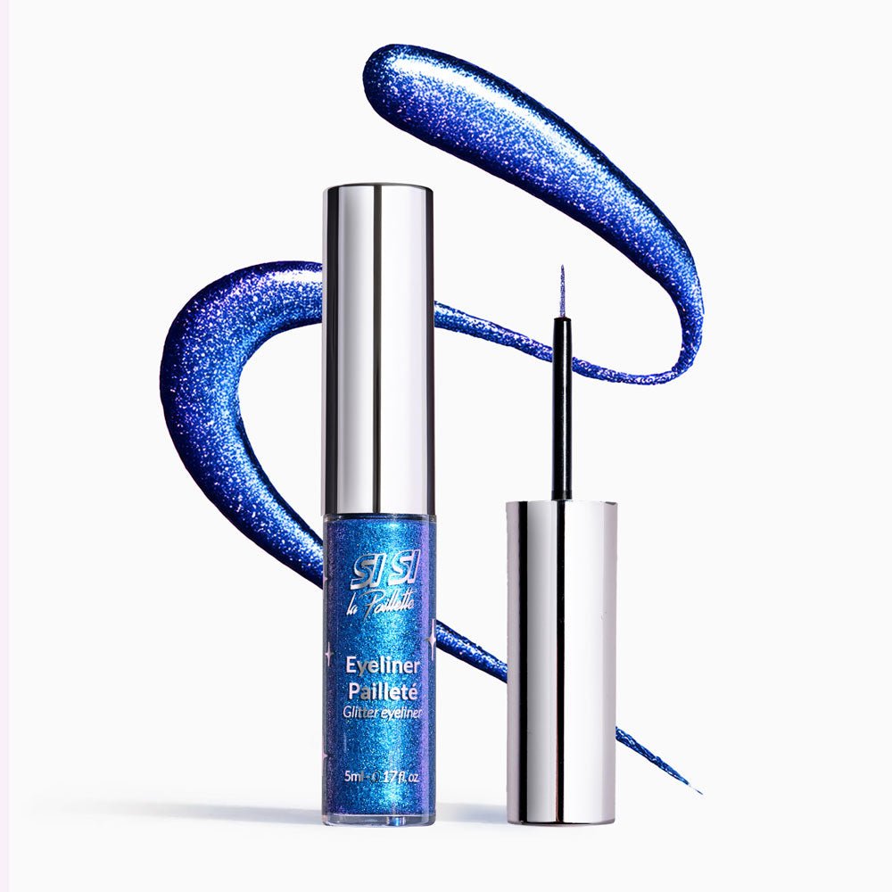 Eyeliner Pailleté Bleu Électrique - Si Si La Paillette Eyeliner