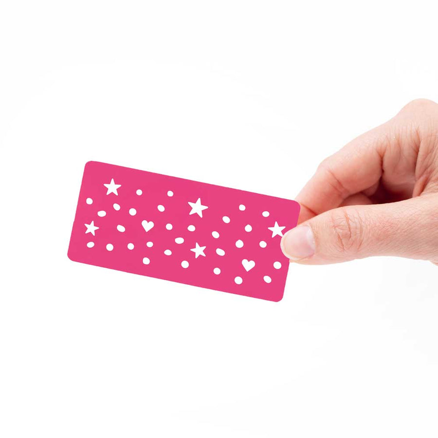 Pochoir Taches de Rousseur - Si Si La Paillette Pochoir accessoires