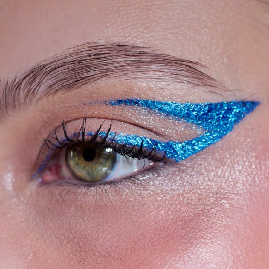 Eyeliner Pailleté Bleu Électrique - Si Si La Paillette Eyeliner