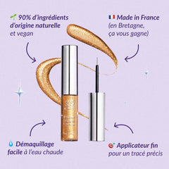 Eyeliner Pailleté Or Métallique - Si Si La Paillette Eyeliner
