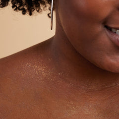 Body Highlighter pailleté Doré