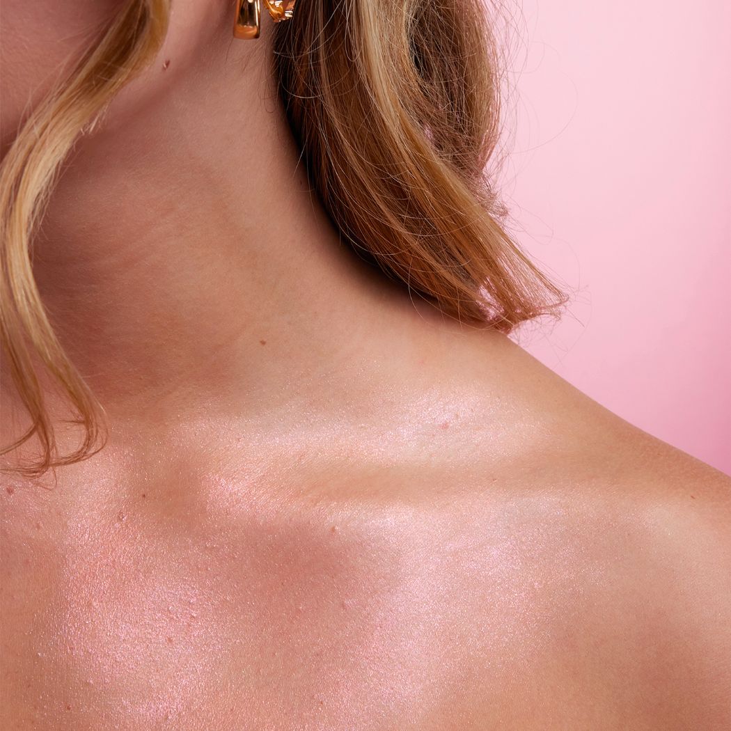 Body Highlighter pailleté Rose