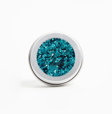 Paillettes Turquoise Moyennes