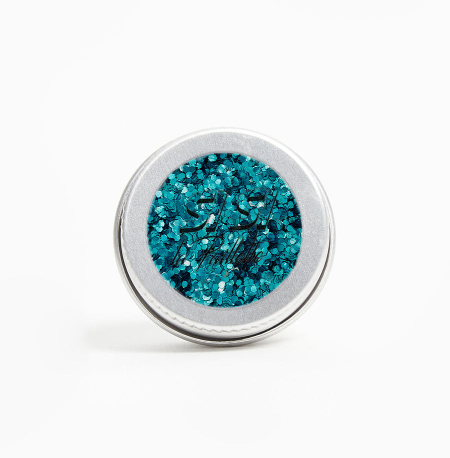 Medium Turquoise Glitter