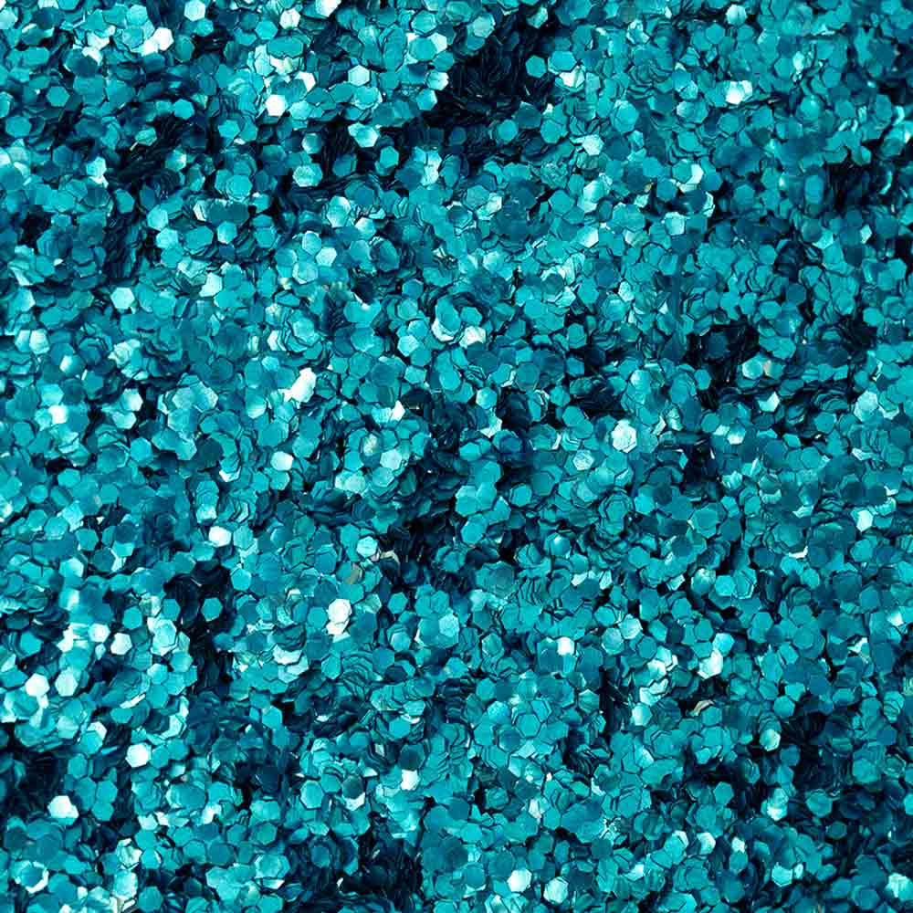 Medium Turquoise Glitter