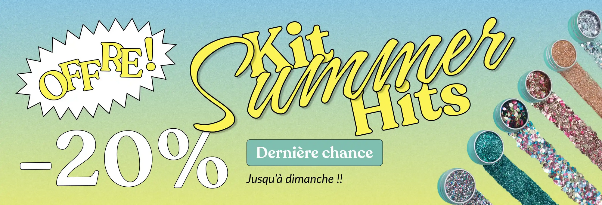 kit paillettes pas cher promotion