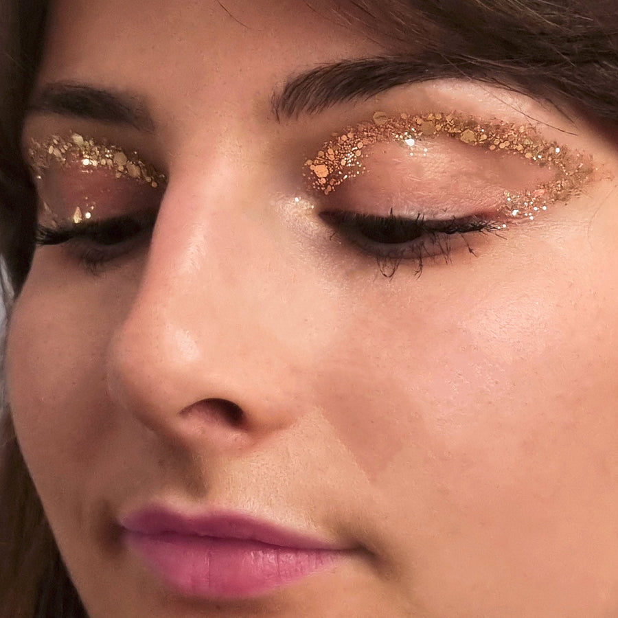 Paillettes Doré Champagne Fines