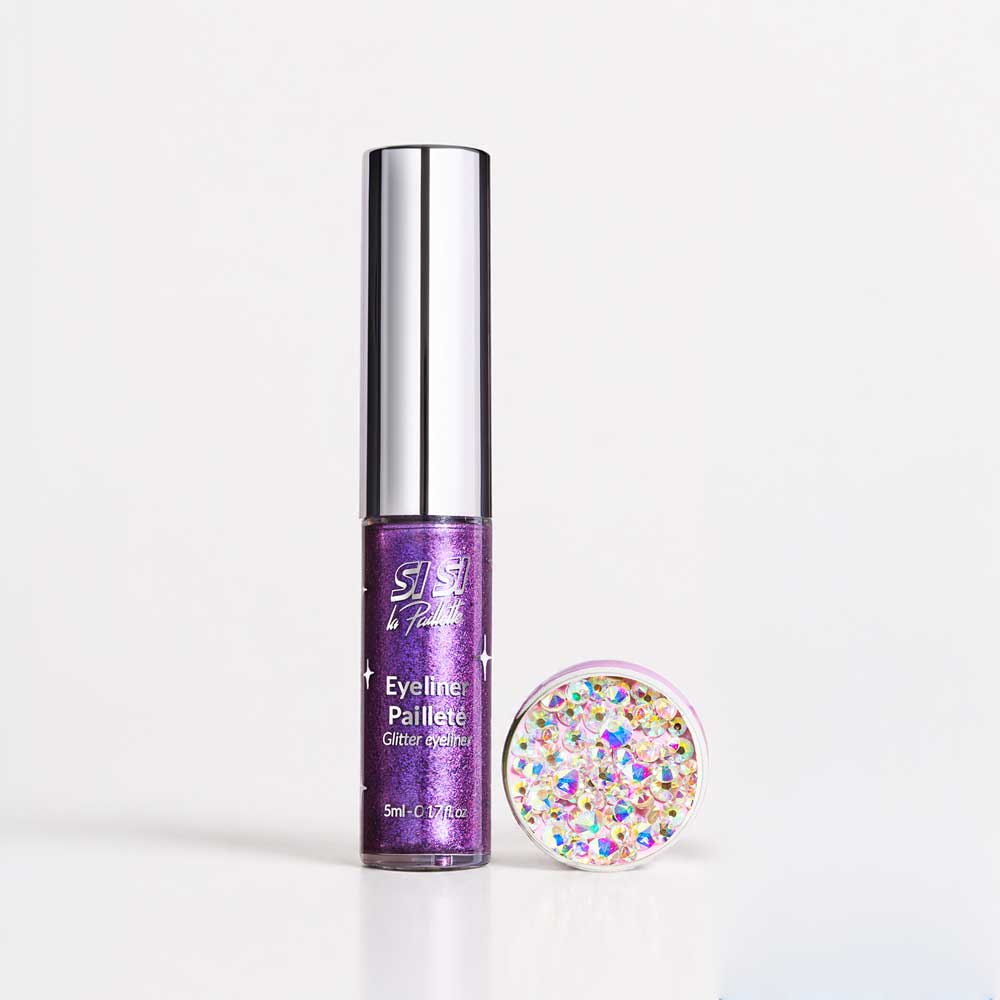 Set Eyeliner et Strass - Violet : les produits inclus dans le set