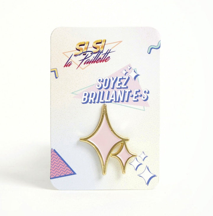 Pin's Étoiles - Si Si La Paillette Accessoire accessoires