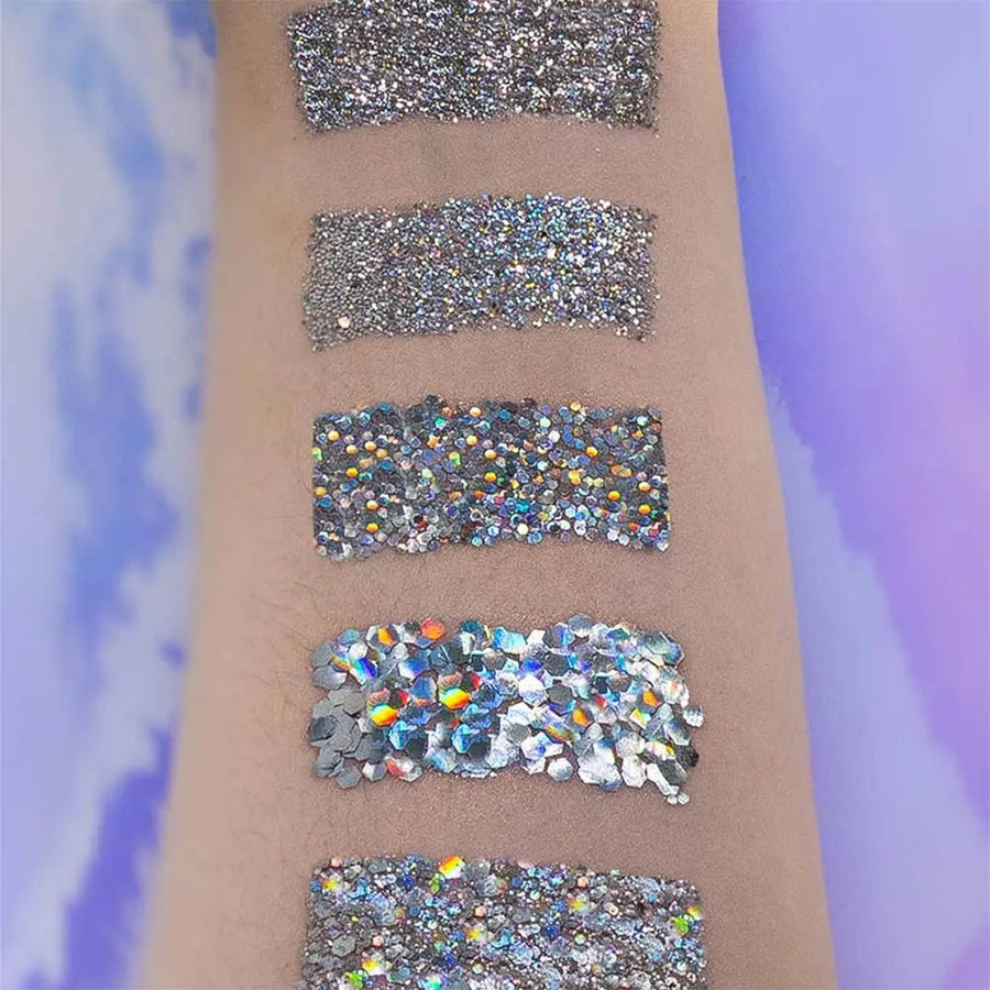 Paillettes Holo Argenté Grosses - Sachet 100g - Si Si La Paillette Paillettes Braderie 02/26