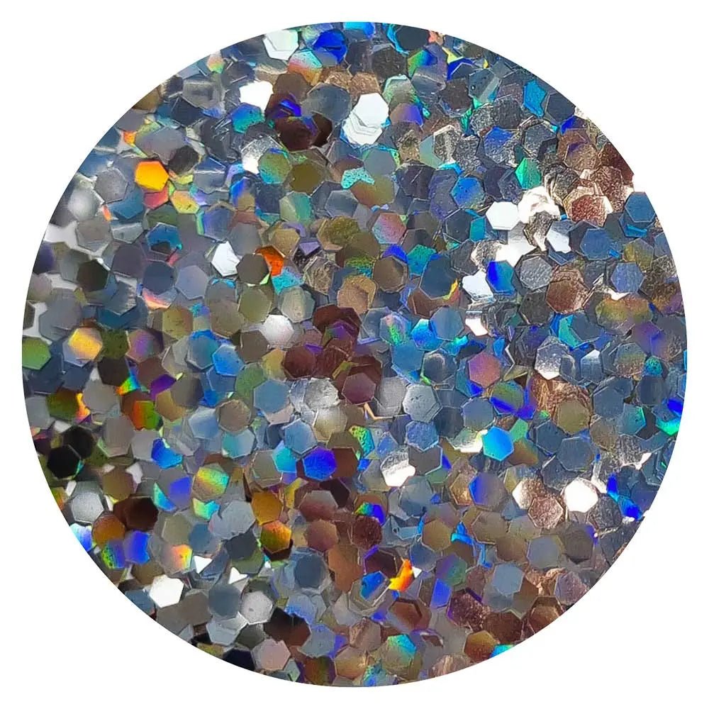 Paillettes Holo Argenté Grosses - Sachet 100g - Si Si La Paillette Paillettes Braderie 02/26