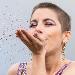 Paillettes Pluie Violette - Si Si La Paillette Mix de paillettes brillantes